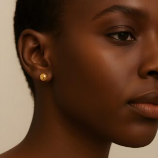 HEX STUD EARRING