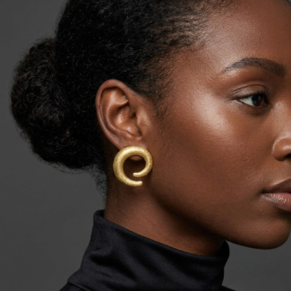 SHARD GOLD EARRING