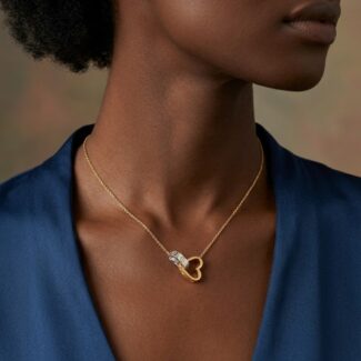 DUAL HEART NECKLACE